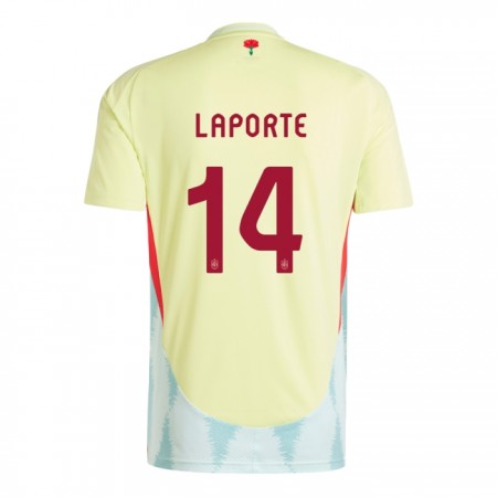 Goedkope Spanje Aymeric Laporte 14 Uitshirt EK 2024